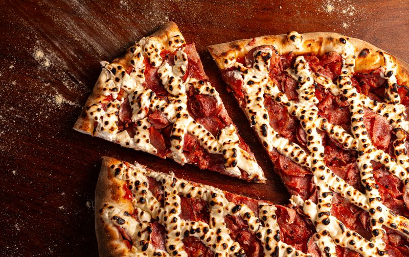 Meat Lovers pizza loaded with multiple meats